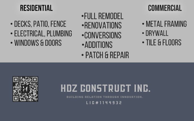 HDZ CONSTRUCT & DESIGN INC.