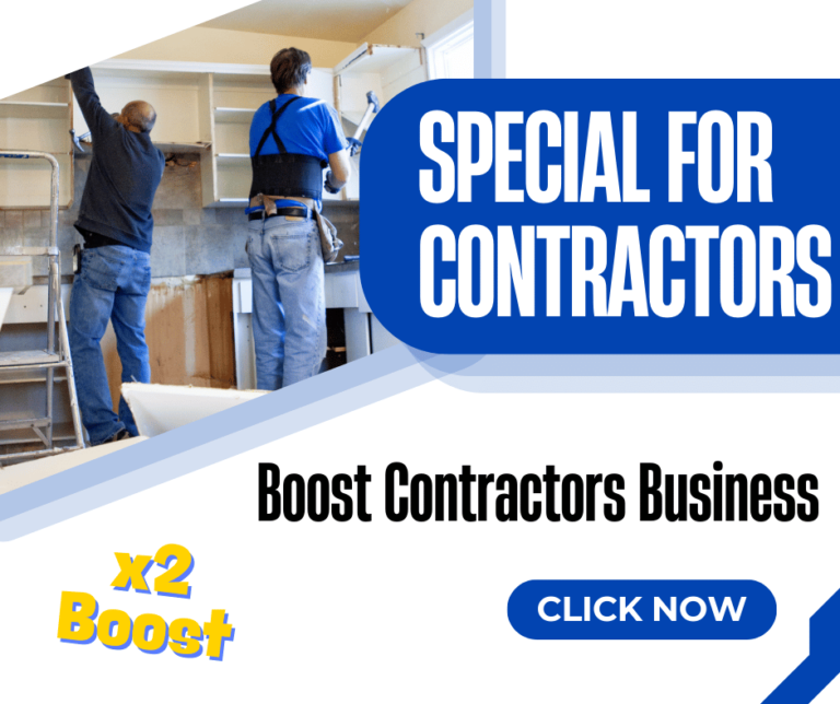 Special offers to boost contractors businesses.